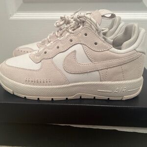 Nike Women's Air Force 1 Wild Phantom - Light Orewood Brown SIZE 7